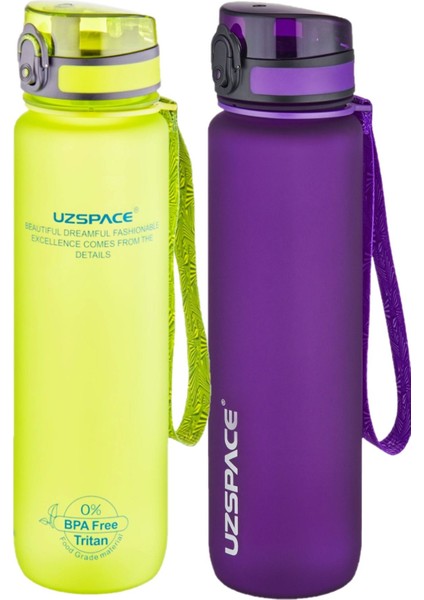 Fiftyfifty 2li Set Tritan Su Matarası 1000 ml