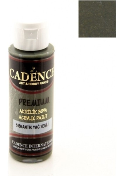 Premium Akrilik 5150 Antik Yağ Yeşili 70 ml Marmara Hobi