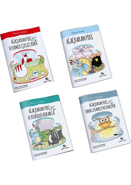 Ağaçkakan Piki Maceraları (4 Kitap Set ) - Mahmut Yılmaz