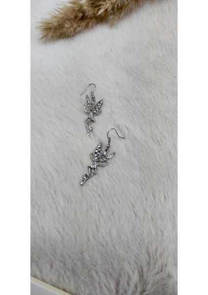 Yeni Moda Küpe Melek Kanadı Dans Peri Kız Tasarım Sallantılı Küpe modelleri