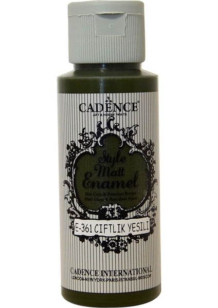 Enamel Cam Boyası 361 Çiftlik Yeşili 59 ml