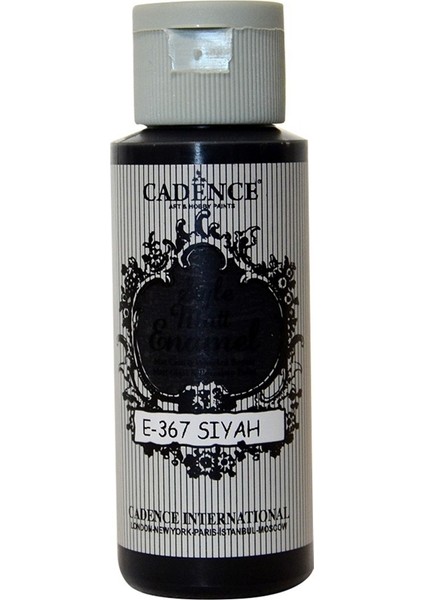 Enamel Cam Boyası 367 Siyah 59 ml