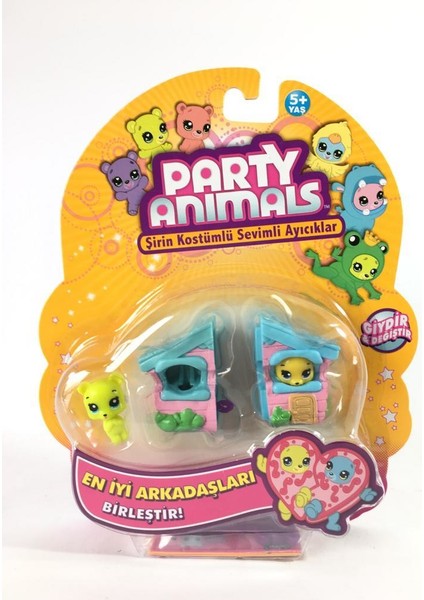 Party Animals 2'li Figür Set - 60725