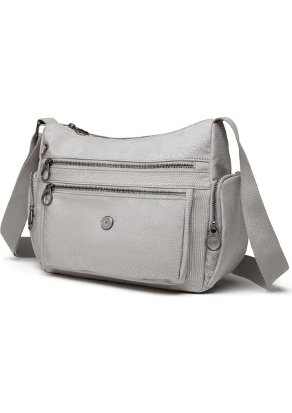 Özel Krinkıl Kumaş Çapraz Çanta Gri 1115 fiyatları