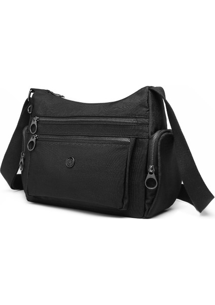 Özel Krinkıl Kumaş Çapraz Çanta Siyah 1115 fiyatları