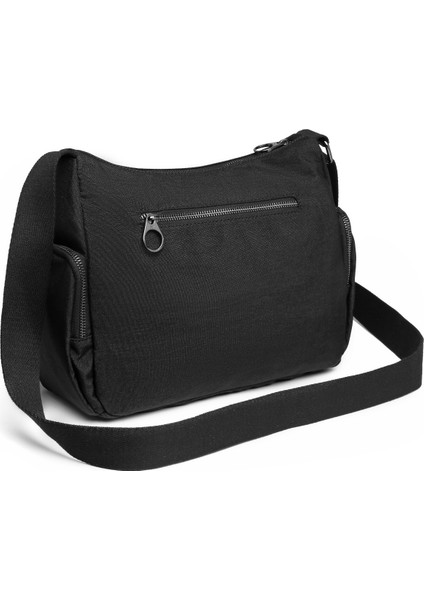Özel Krinkıl Kumaş Çapraz Çanta Siyah 1115 modelleri
