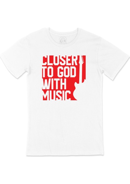 Kırmızı Closer To God Tişört