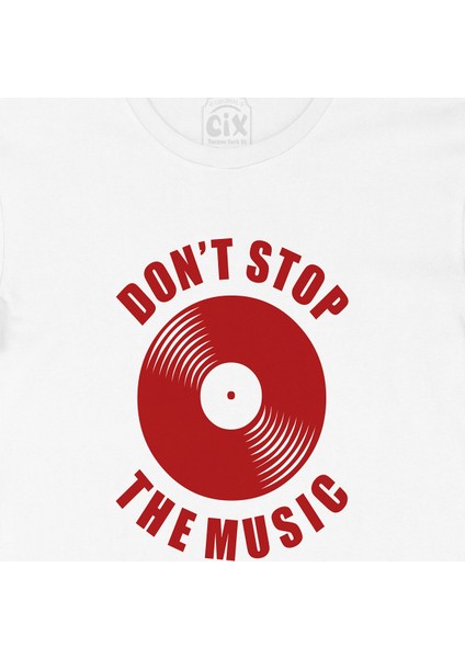 Kırmızı Don't Stop The Music Tişört fiyatları