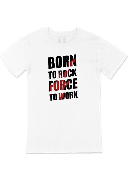 Born To Rock Force Tişört
