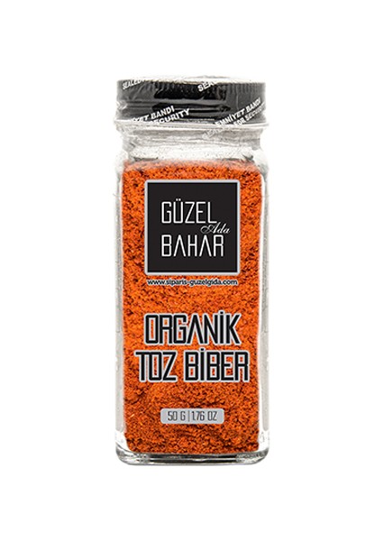 Güzel Ada Gıda Organik Tatlı Toz Biber 50 gr