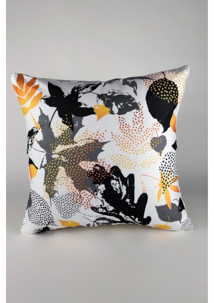 Yaprak Desen Kırlent Kılıfı -36