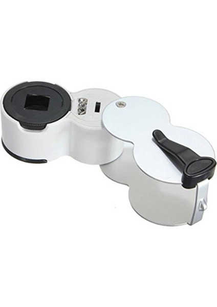 45X 22MM Katlanır Ölçekli Optik Lens 2 Beyaz LED 1 Uv LED Işıklı modelleri