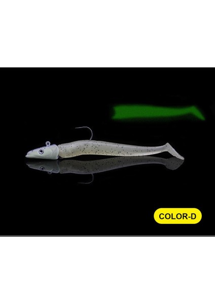 Profısher 5 Renk Silikon Yapay Metal Kafalı Yem 11 cm 10 gr