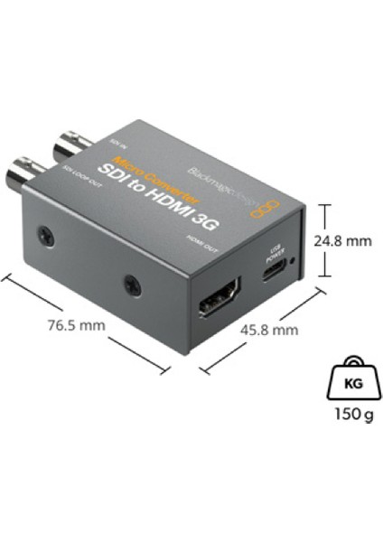 Micro Converter Sdı To HDMI 3g Wpsu