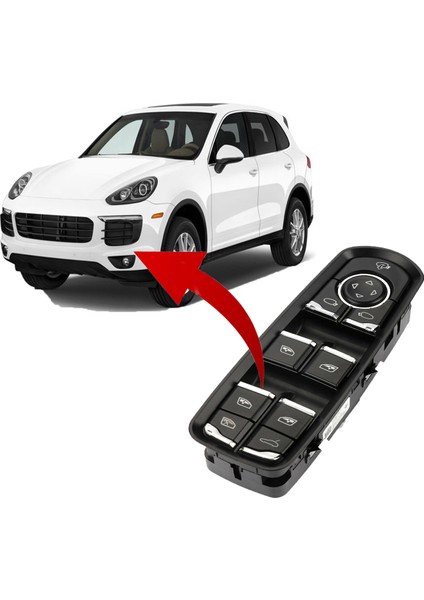 Sol Dörtlü Cam Düğmesi Anahtarı fiyatları