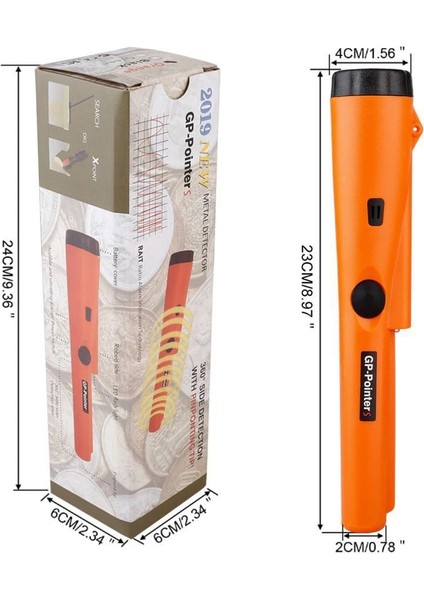 Gp-Pointer Metal Dedektörü + Taşıma Çantası + Pil