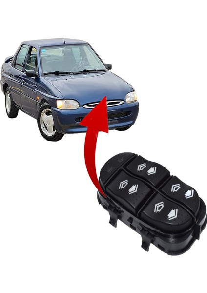 Sol Dörtlü Cam Düğmesi Anahtarı fiyatları