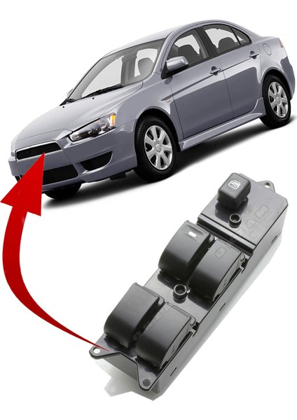 Sol Dörtlü Cam Düğmesi Anahtarı (2007 – 2015) fiyatları