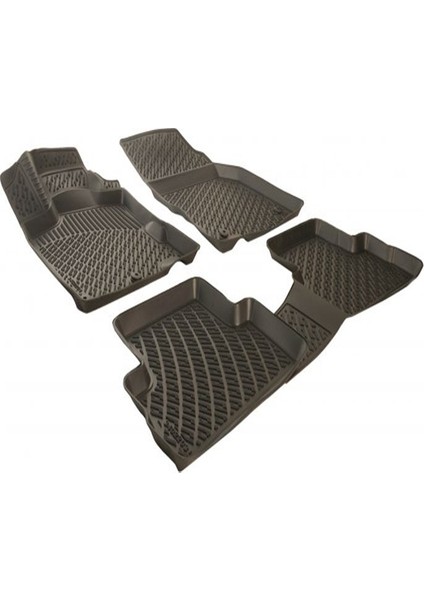 Honda Civic SEDAN 2016-2021 3D Havuzlu Paspas Siyah