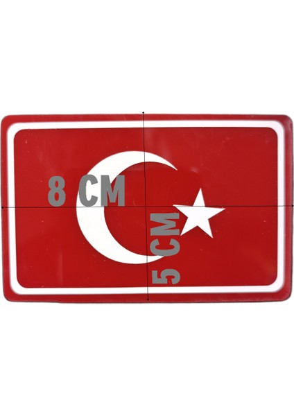 Türk Bayrağı Pleksi Arma