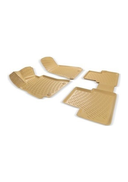 Seat Ateca 3D Havuzlu Paspas Bej Rizline