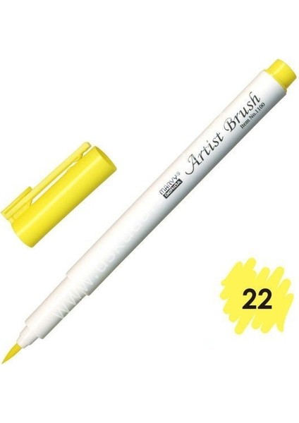 Artist Brush Fırça Uçlu Kalem 1100 No:22 Lemon Yellow