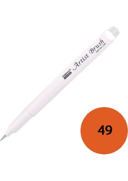 Artist Brush Fırça Uçlu Kalem 1100 No:49 Vermillion