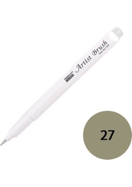 Artist Brush Fırça Uçlu Kalem 1100 No:27 Olive Green