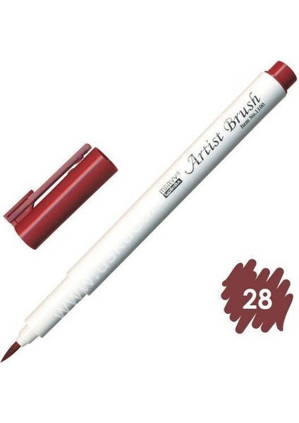 Artist Brush Fırça Uçlu Kalem 1100 No:28 English Red