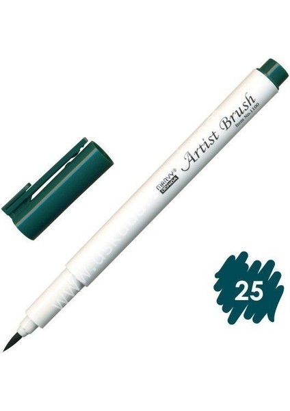 Artist Brush Fırça Uçlu Kalem 1100 No:25 Bottle Green