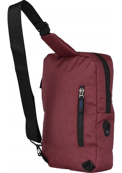 Smart Bag Usb'li Çapraz Göğüs Çantası 1504 Bordo