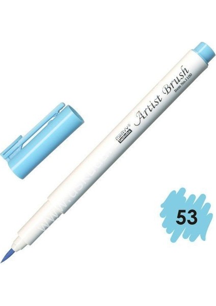 Artist Brush Fırça Uçlu Kalem 1100 No: 53 Pale Blue