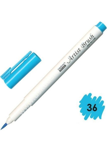 Artist Brush Fırça Uçlu Kalem 1100 No:36 Manganese Blue