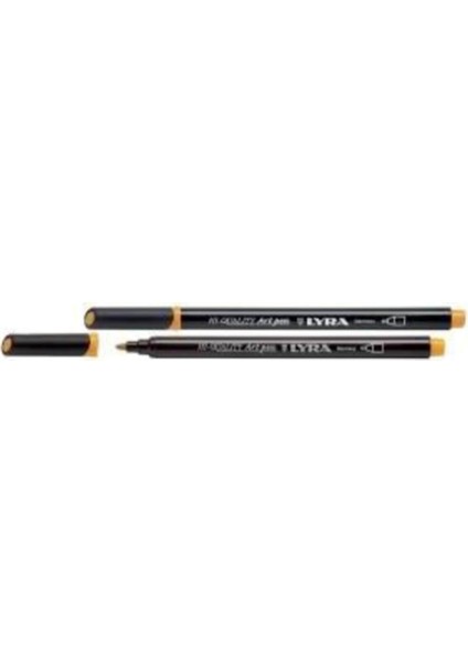 Hı Qualıty Art Pen Keçeli ve Çizim Kalemi Orange Yellow 009 Krom Sarısı