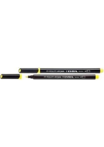 Hı Qualıty Art Pen Keçeli ve Çizim Kalemi Lum Yellow 304 Flue Sarı