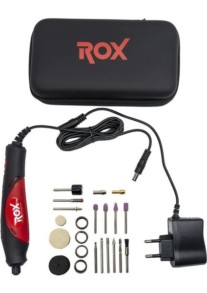 Rox 0093 Mini Hobi Gravür Makinası 25 Parça Aksesuarlı