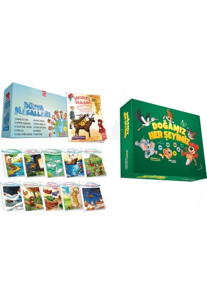 2. Sınıf Hikayeleri Onburda Yayınları Doğamız Her Şeyimiz ve Model Yayınları Dünya Masalları 1