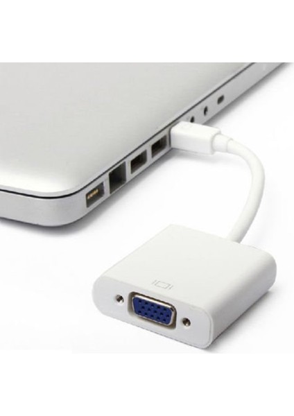 Mini Displayport To VGA Çevirici Dönüştürücü Thunderbolt To VGA Kablo