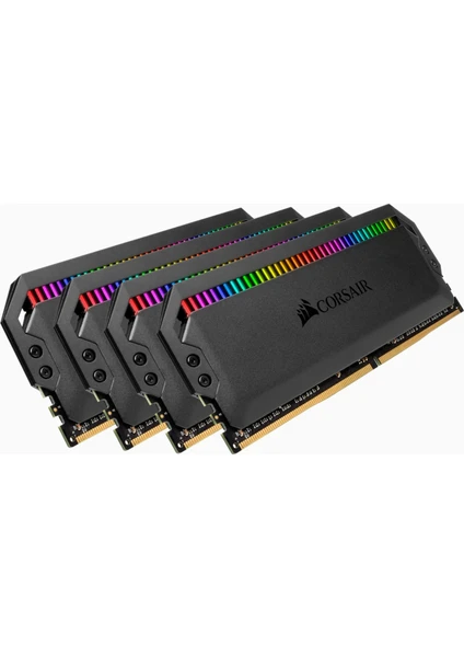 Dominator Platinum Rgb Dımm 32GB (4X8GB) 3600MHZ CL16 Dımm Soğutuculu Ddr4 Ram CMT32GX4M4K3600C16