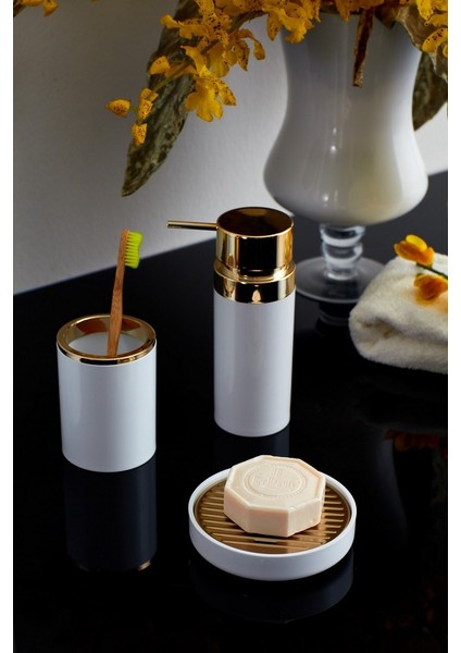 Lenox Çöp Kovası Beyaz Altın Çerçeveli fırsatları