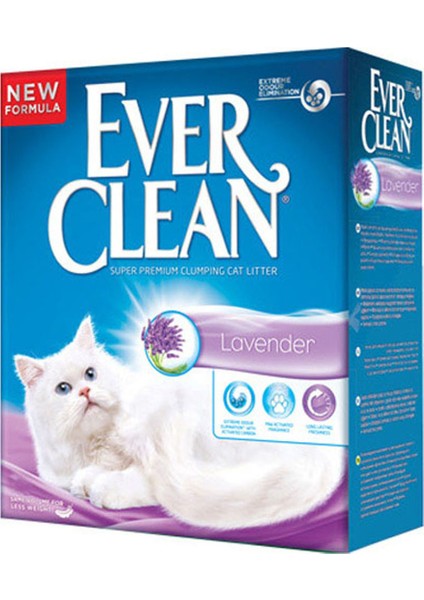 Lavander Lavanta Kokulu Topaklaşan Kedi Kumu 10 Lt
