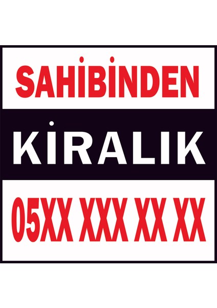 Sahibinden Kiralık Branda Afiş