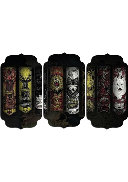 Game Of Thrones Mdf Tablo 3000