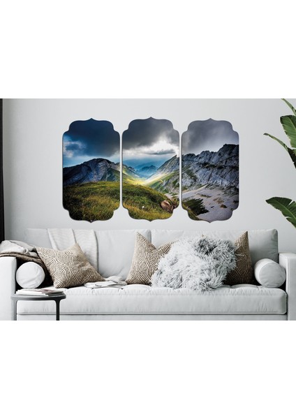 Dağ Manzarası Mdf Tablo 3286