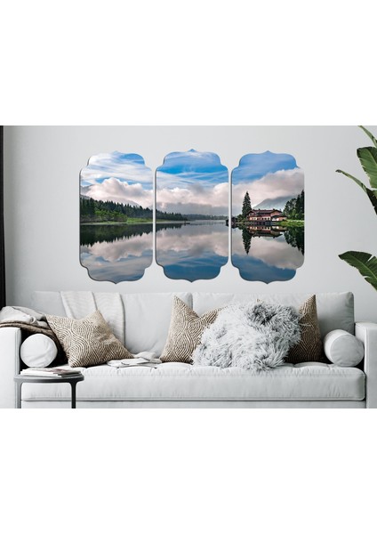Göl Evi Orman Mdf Tablo 3207