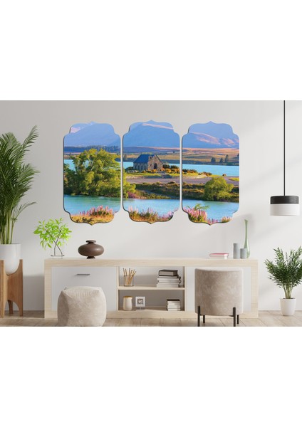 Göl Manzarası Mdf Tablo 3208