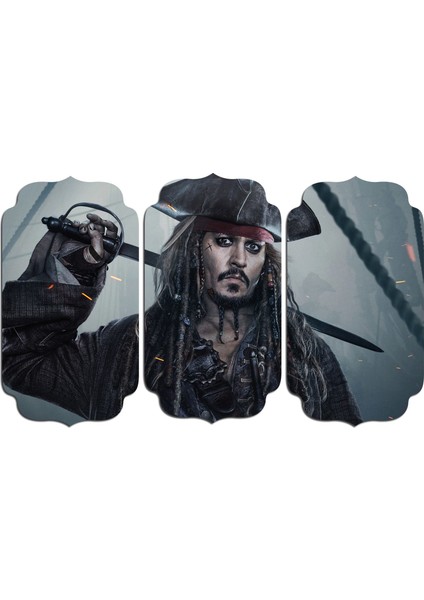 Jack Sparrow Karayip Korsanları Mdf Tablo 3419