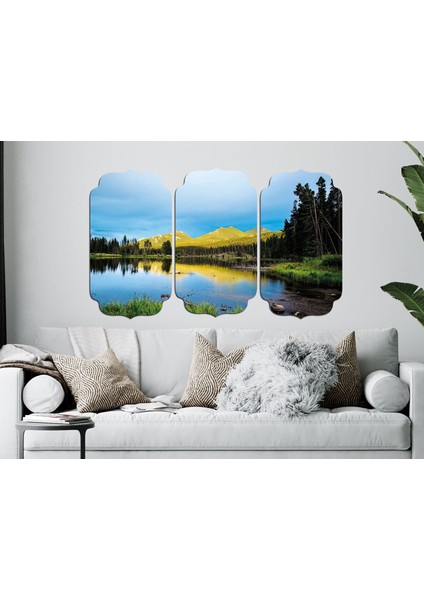 Göl Manzarası Mdf Tablo 3235