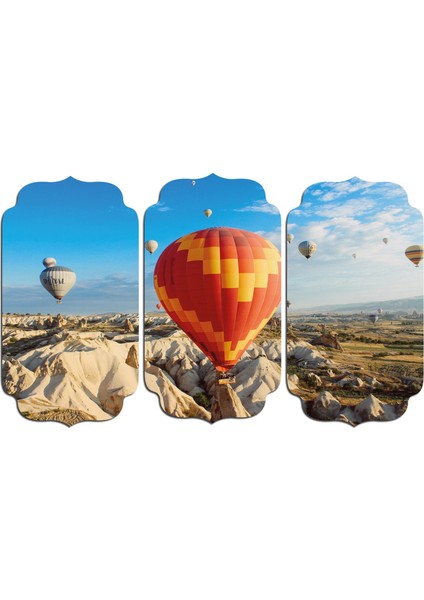 Balonlar Gökyüzü Mdf Tablo 3311
