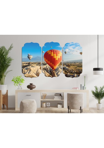 Balonlar Gökyüzü Mdf Tablo 3311